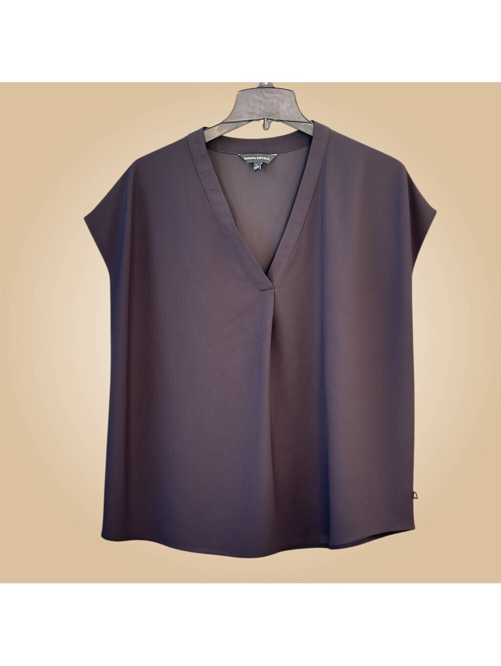 Banana Republic Cap Sleeve V neck Blouse | XL